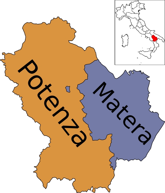 Mappa Basilicata matera 570