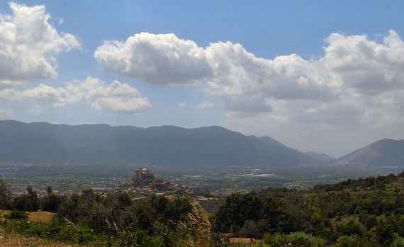Valle Caudina vista dal Taburno Cipolle airola 570