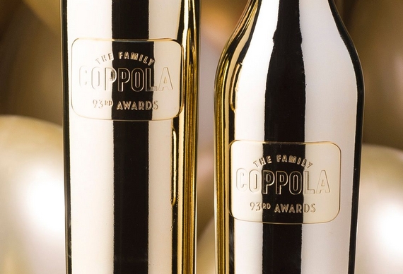 Coppola Winery gold bottles zoom 570