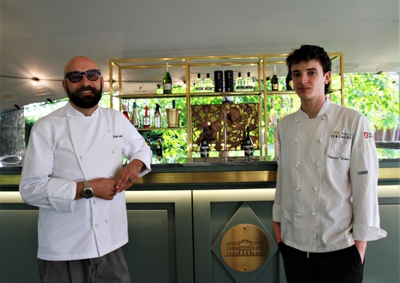 Chef Fabio Zanetello e Chef residet Federico Urbani itin 22 570