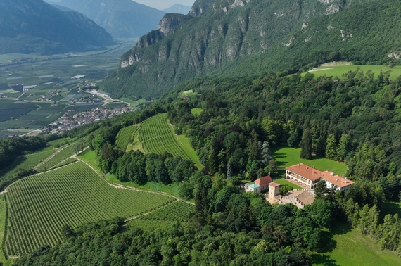 1Veduta aerea Villa Margon aerea vigneto