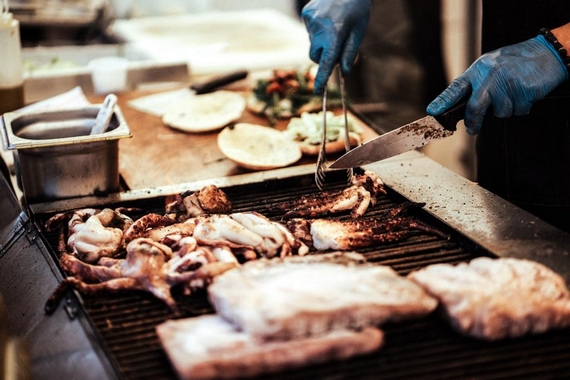 polipo alla griglia street food 570