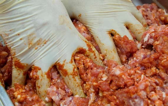 soppressata di Calabria impasto 2 570