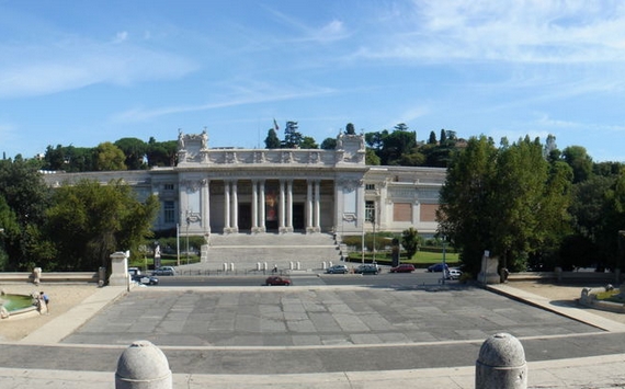 Galleria nazionale darte moderna esterno 2 570