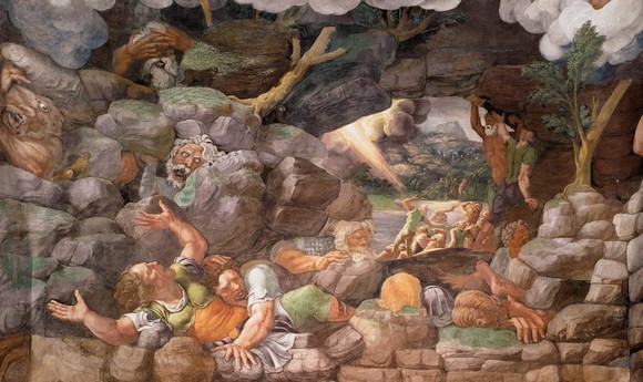 Sala dei giganti muro sud580