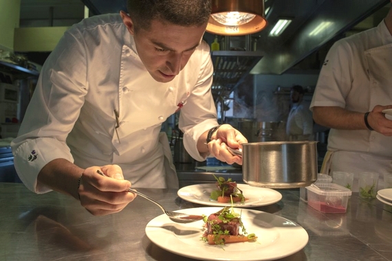 chef Michelangelo Mammoliti preparazione 570