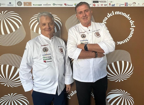 I. Massari con G. Piffaretti panettone peschiera 23 570