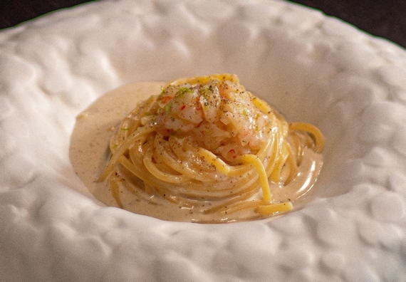 Minchillo Cacio e pepe gamberi e lime ids 23