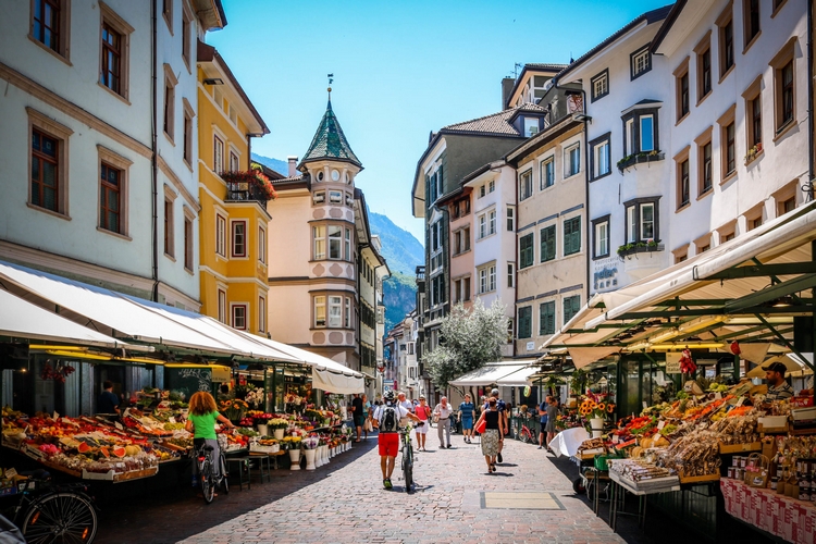 Bolzano centro aprile 2024