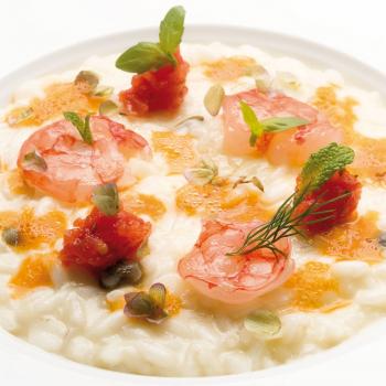 Risotto Con Gamberi Viola Di Sanremo